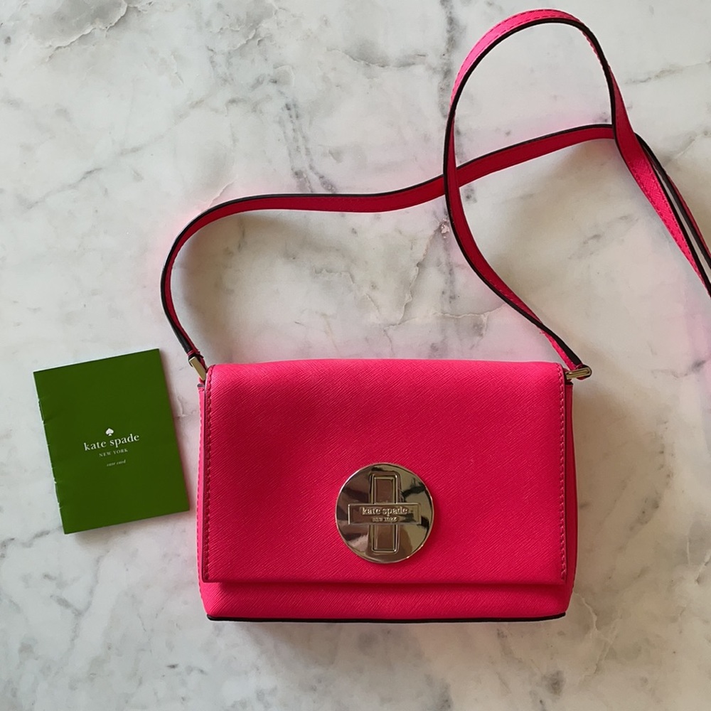 Kate Spade Hot Pink Crossbody Small Purse